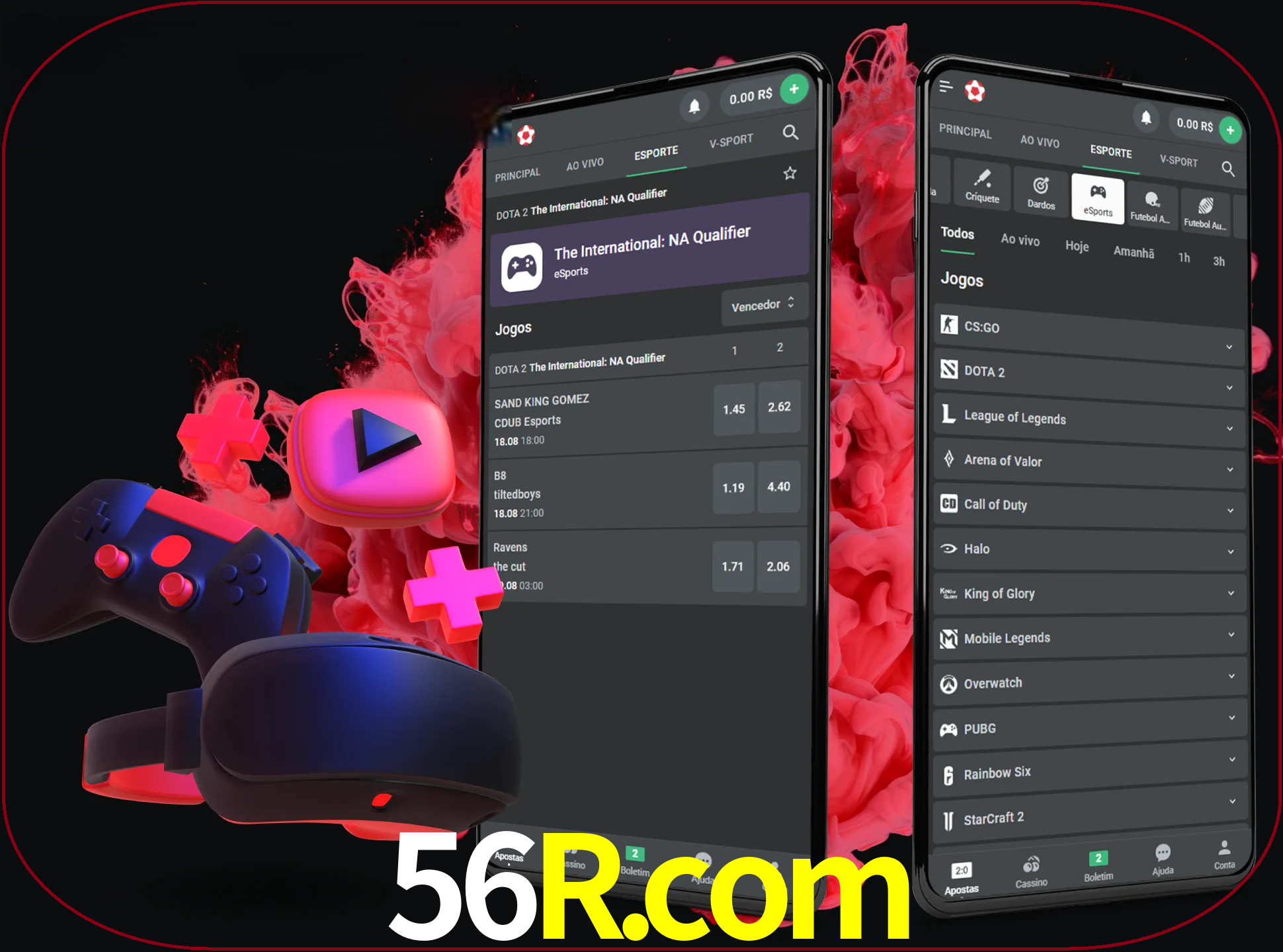 Para ter a aplicação móvel 56r no seu smartphone, basta descarregar o ficheiro apk e seguir as instruções.
