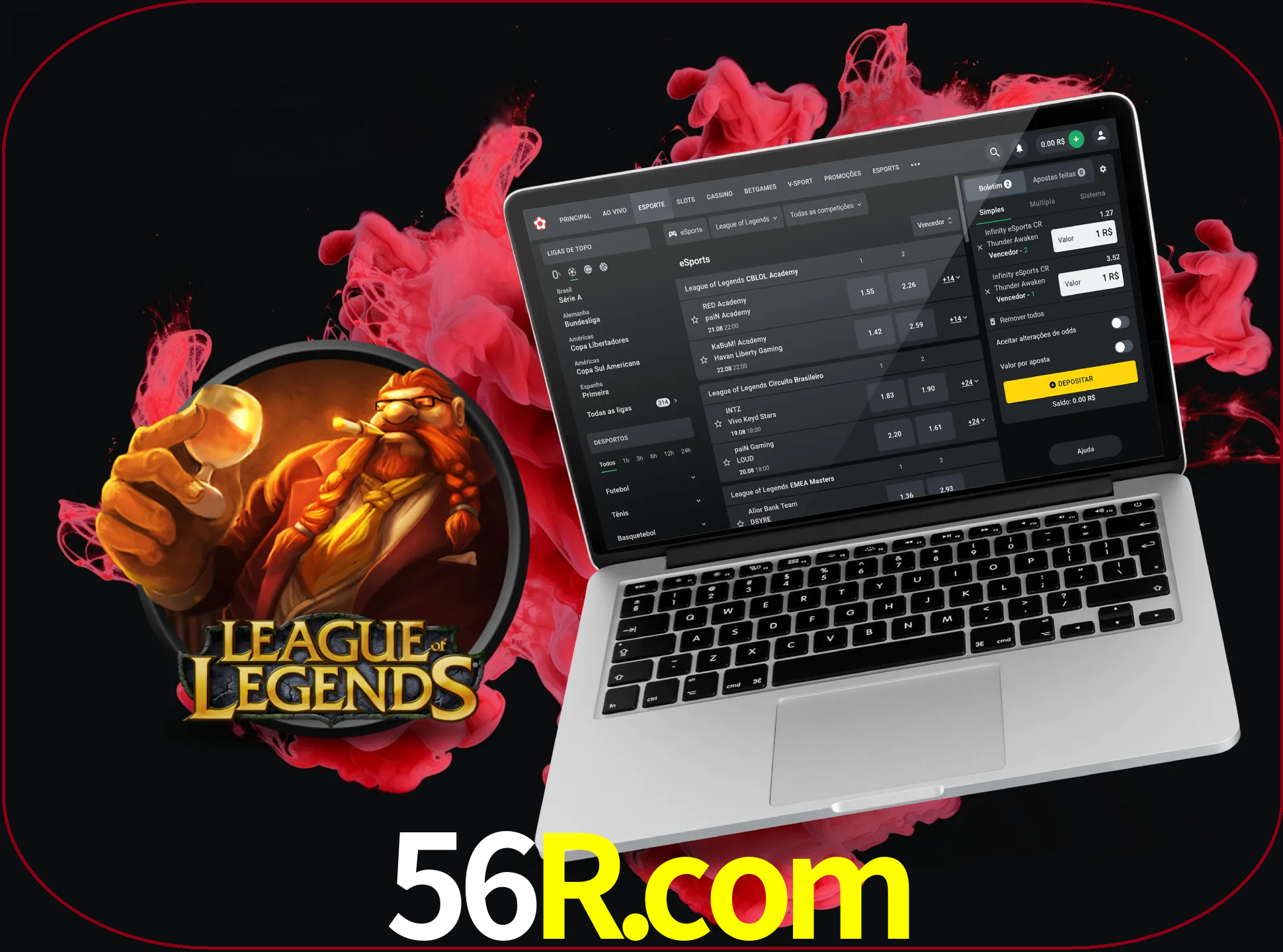 Se é um fã deste jogo, muitos torneios fantásticos que o vão surpreender estão disponíveis no 56r.